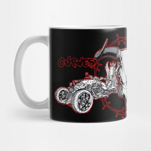 curves and bullets desert horns Mug